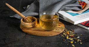 Økologisk honning kamille te